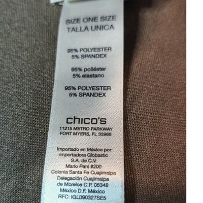 Chicos Faux Suede Tan Laser Cut Poncho Wrap One Size Floral Eyelet Shawl OS - Thumbnail 4