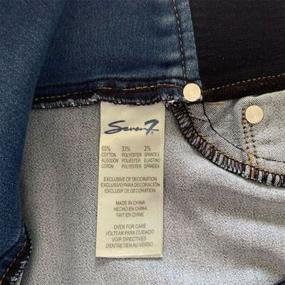 Seven 7 Women's Plus Size 16W Stretch Denim Jeans Shorts Blue - Thumbnail 2