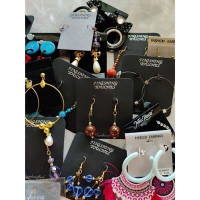 20 pairs of Mixed Fashion Costume Jewelry Earrings - Thumbnail 8