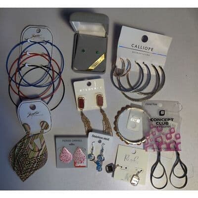 20 pairs of Mixed Fashion Costume Jewelry Earrings - Thumbnail 10