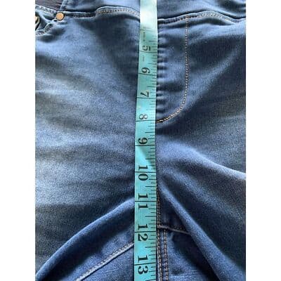 Seven 7 Women's Plus Size 16W Stretch Denim Jeans Shorts Blue - Thumbnail 8