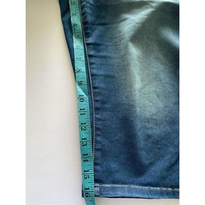 Seven 7 Women's Plus Size 16W Stretch Denim Jeans Shorts Blue - Thumbnail 7