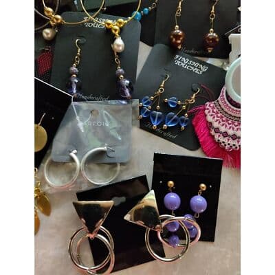 20 pairs of Mixed Fashion Costume Jewelry Earrings - Thumbnail 6