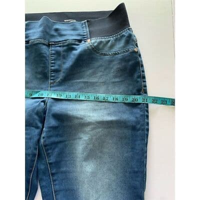 Seven 7 Women's Plus Size 16W Stretch Denim Jeans Shorts Blue - Thumbnail 6