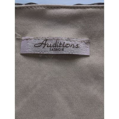 Auditions Fashion Brown Snakeskin Print Balloon Sleeve Shift Dress Mens M - Thumbnail 3