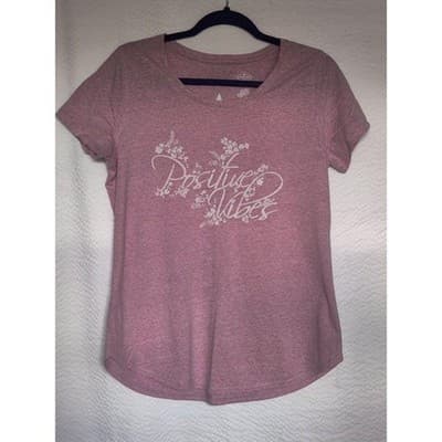 VTG. St. John's Bay Active Large Women's Top Lilic Graphic Tee - Thumbnail 6