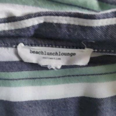 Beachlunchlounge Striped Button Up Shirt Pastel Rayon Lyocell LTT1134 Mens - Thumbnail 3