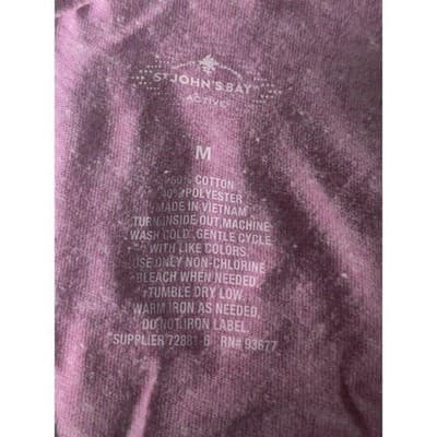 VTG. St. John's Bay Active Large Women's Top Lilic Graphic Tee - Thumbnail 4
