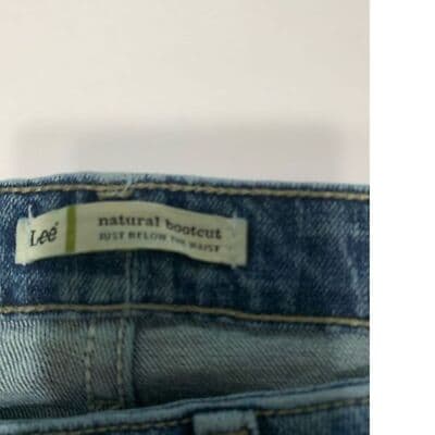 Lee Women's Bootcut Stretch Jeans Blue Medium Wash Mid Rise 12 Short - Thumbnail 14