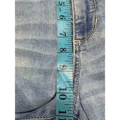 a.n.a Women's Size 16 Skinny Mid Rise Studded Blue Denim Jeans - Thumbnail 11