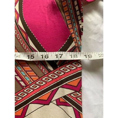 CHICO'S Women's 1 Geometric Print Bell-Sleeve Blouse Multicolor Casual - Thumbnail 10