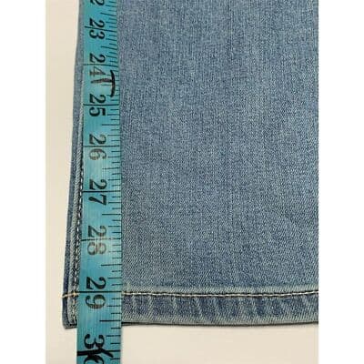 a.n.a Women's Size 16 Skinny Mid Rise Studded Blue Denim Jeans - Thumbnail 12