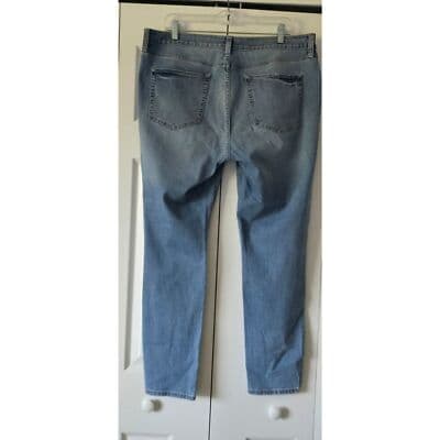 a.n.a Women's Size 16 Skinny Mid Rise Studded Blue Denim Jeans - Thumbnail 2