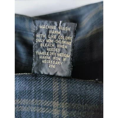 Banana Republic Mens Plaid Button Front Shirt Long Sleeve Cotton Blend Size S - Thumbnail 5