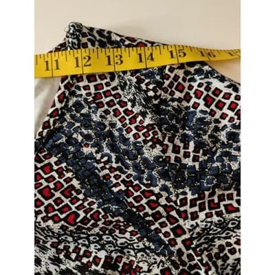 NWT Women With Control By Renee Greenstein Stretch Dress Animal Print Small - Thumbnail 7