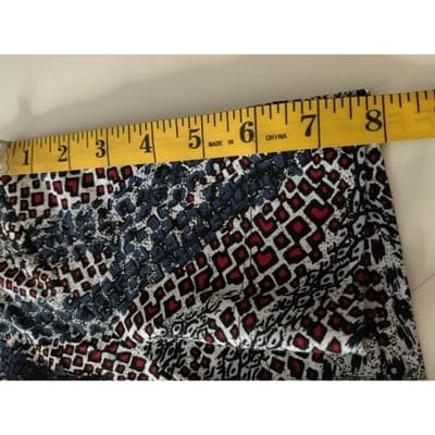 NWT Women With Control By Renee Greenstein Stretch Dress Animal Print Small - Thumbnail 9