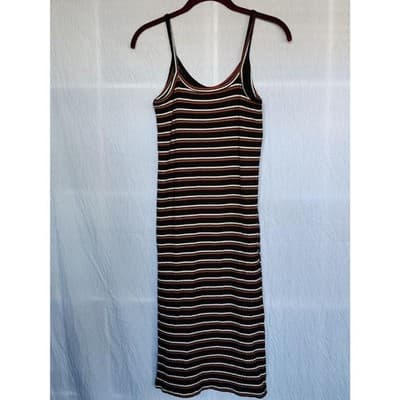 Dont Ask Why Womens Black Stretch Lined Button Down Strappy A Line Dress Size 0/ - Thumbnail 2