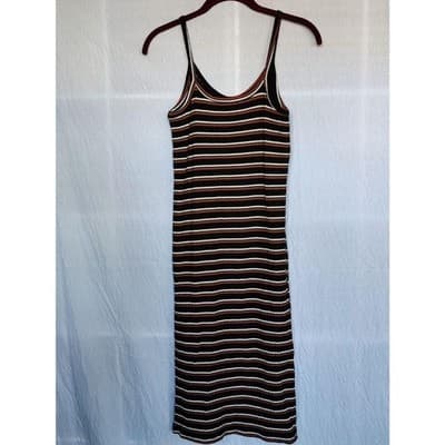 Dont Ask Why Womens Black Stretch Lined Button Down Strappy A Line Dress Size 0/ - Thumbnail 7