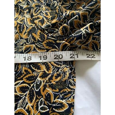 Per Seption Petite Women's PXL Floral Short Sleeve Blouse V-Neck Multicolorn - Thumbnail 7