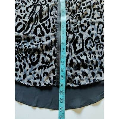 Lane Bryant Women Plus Blouse Leopard Print Zipper Long Sleeve Size14/16 NWT - Thumbnail 10