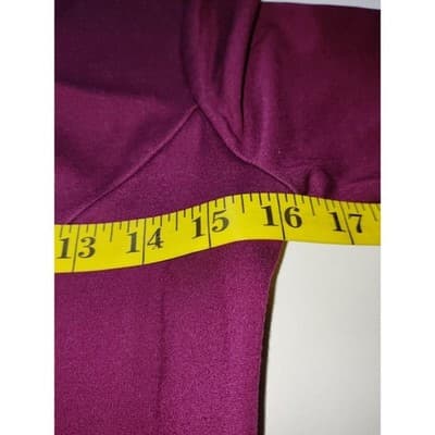 White House Black Market Womens Scoop Neck Short Sleeve Top Blouse Plum Size 4 - Thumbnail 7