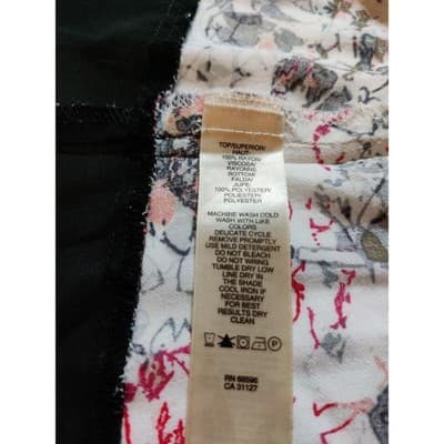 DKNY Jeans Womens Sleeveless V-Neck Floral Print Tank Top Blouse Size L - Thumbnail 9