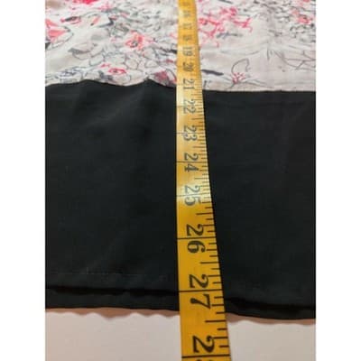 DKNY Jeans Womens Sleeveless V-Neck Floral Print Tank Top Blouse Size L - Thumbnail 10