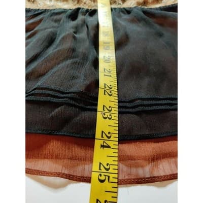 White House Black Market Womens Pleated Sleeveless Tank Top Black Size S - Thumbnail 10