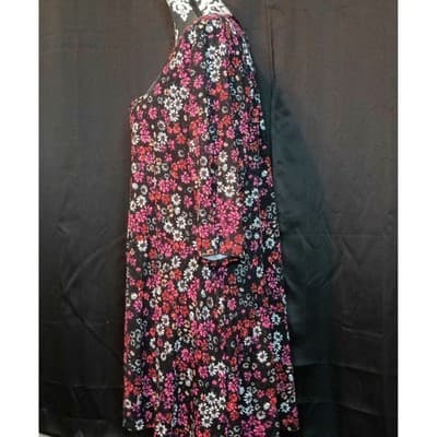 Simply Be Womens Floral Print Maxi Dress 3/4 Sleeve Boho Square Neck Size 22 - Thumbnail 5