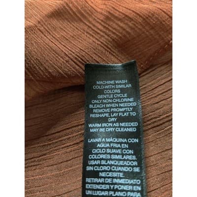 White House Black Market Womens Pleated Sleeveless Tank Top Black Size S - Thumbnail 5