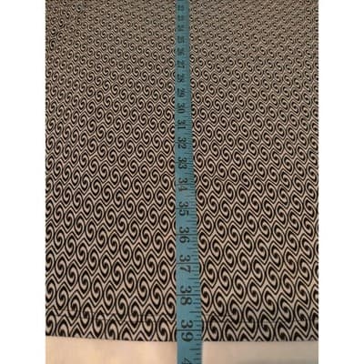 Michael Taylor Apparel Black White Geometric Print V Neck Ruched Sheath Dress L - Thumbnail 10