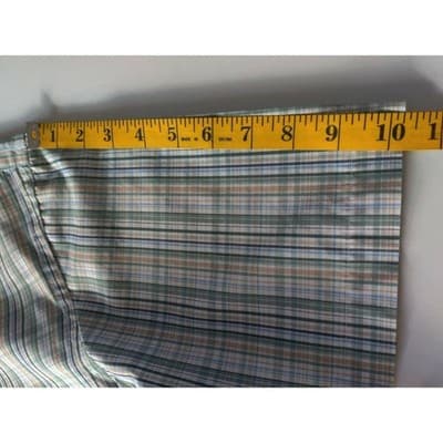 Dockers Men's Button-Down Plaid Short Sleeve Shirt Pockets Multicolor Size XL - Thumbnail 7