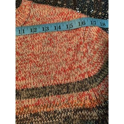 Express Long Sleeve Womens Sweater Stripe Round Neck Cotton Size Small - Thumbnail 6