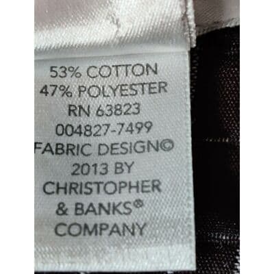 Christopher & Banks Plaid Full Zip Jacket Womens Blue Black White Size Small - Thumbnail 7