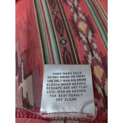 Pink Rose Womens Top Sleeveless Button Front Tank Tunic Blouse Size Large - Thumbnail 12