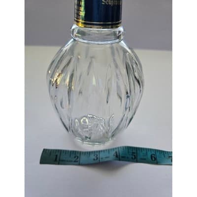 Seagrams VO Glass Decanter Bottle Crystal Cut Stopper 1977 Vintage Collectible - Thumbnail 5