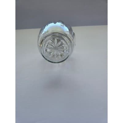 Seagrams VO Glass Decanter Bottle Crystal Cut Stopper 1977 Vintage Collectible - Thumbnail 8