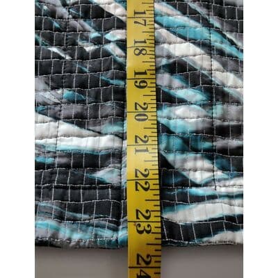 Christopher & Banks Plaid Full Zip Jacket Womens Blue Black White Size Small - Thumbnail 11