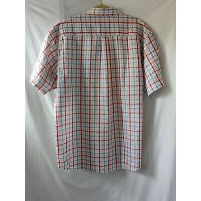 Windham Pointe Men's Plaid Short Sleeve Button Casual Shirt Multicolor Size XL - Thumbnail 4