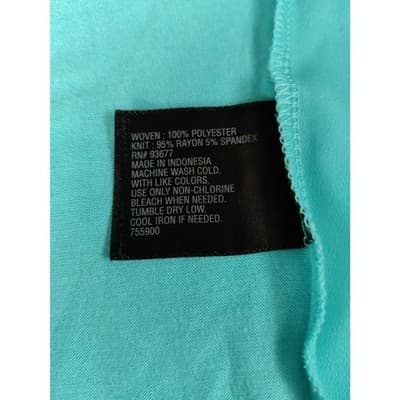 Worthington Top Blouse Sleeveless Stretch Two Pockets Blue Womens Size Large - Thumbnail 7