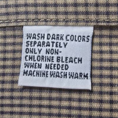 Dover Arrow Mens Brown Black Micro Check Broadcloth Button Down Shirt 15.5 32/33 - Thumbnail 4