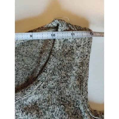 TMG New York Womens Gray Marled Cold Shoulder A-Line Knit Dress Medium RJD190 - Thumbnail 5