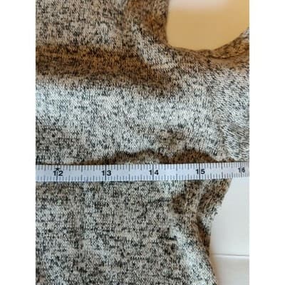 TMG New York Womens Gray Marled Cold Shoulder A-Line Knit Dress Medium RJD190 - Thumbnail 7