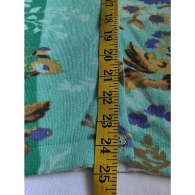 Isaac Mizrahi Live Floral Button Front Top Long Sleeve Women's Size Small - Thumbnail 10