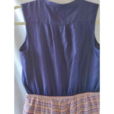 Tommy Hilfiger Womens Jumpsuit Button Front Sleeveless Drawstring Waist Size 12 - Thumbnail 6