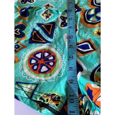 K-ONE Unisex Multicolor Novelty Cartoon Beach Shorts One Size - Thumbnail 4