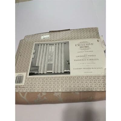 Exclusive Home Blackout Grommet Curtain Panels Set of 2 84"x52" - Thumbnail 7