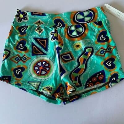 K-ONE Unisex Multicolor Novelty Cartoon Beach Shorts One Size - Thumbnail 7