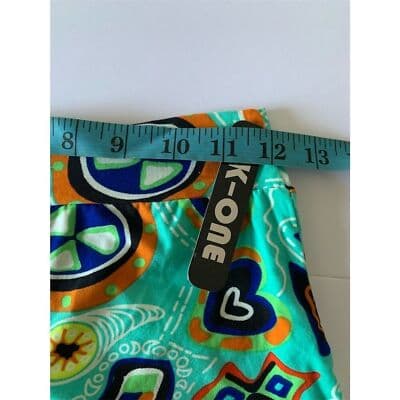 K-ONE Unisex Multicolor Novelty Cartoon Beach Shorts One Size - Thumbnail 3