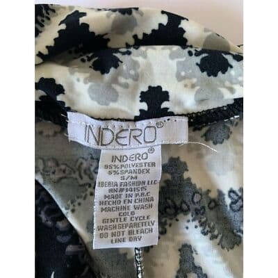 Indero Women's Zigzag Pattern Shorts Size S/M Elastic Waistband - Thumbnail 8